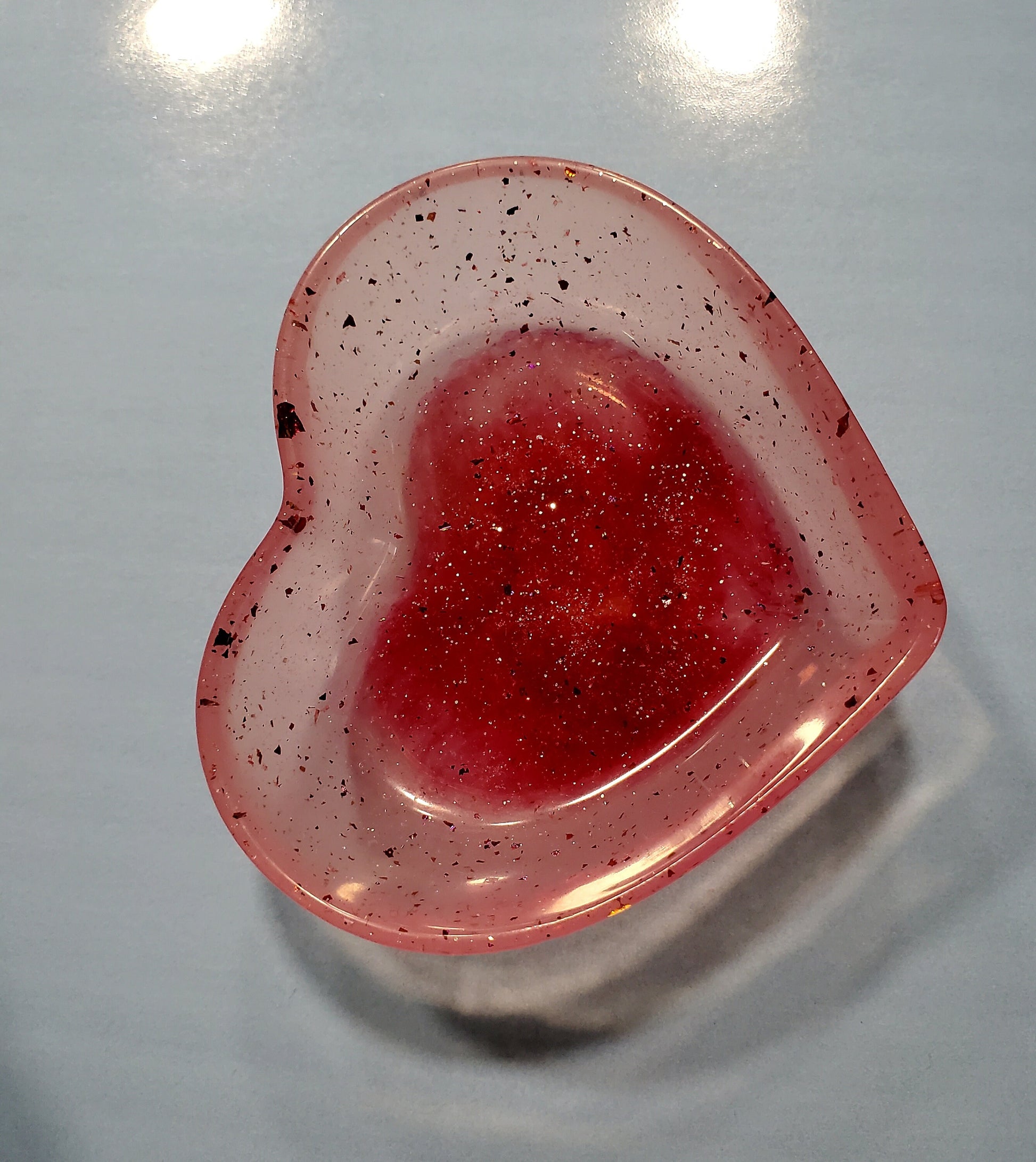Multiple Designs Heart Shaped Jewelry Dish, Resin Dish