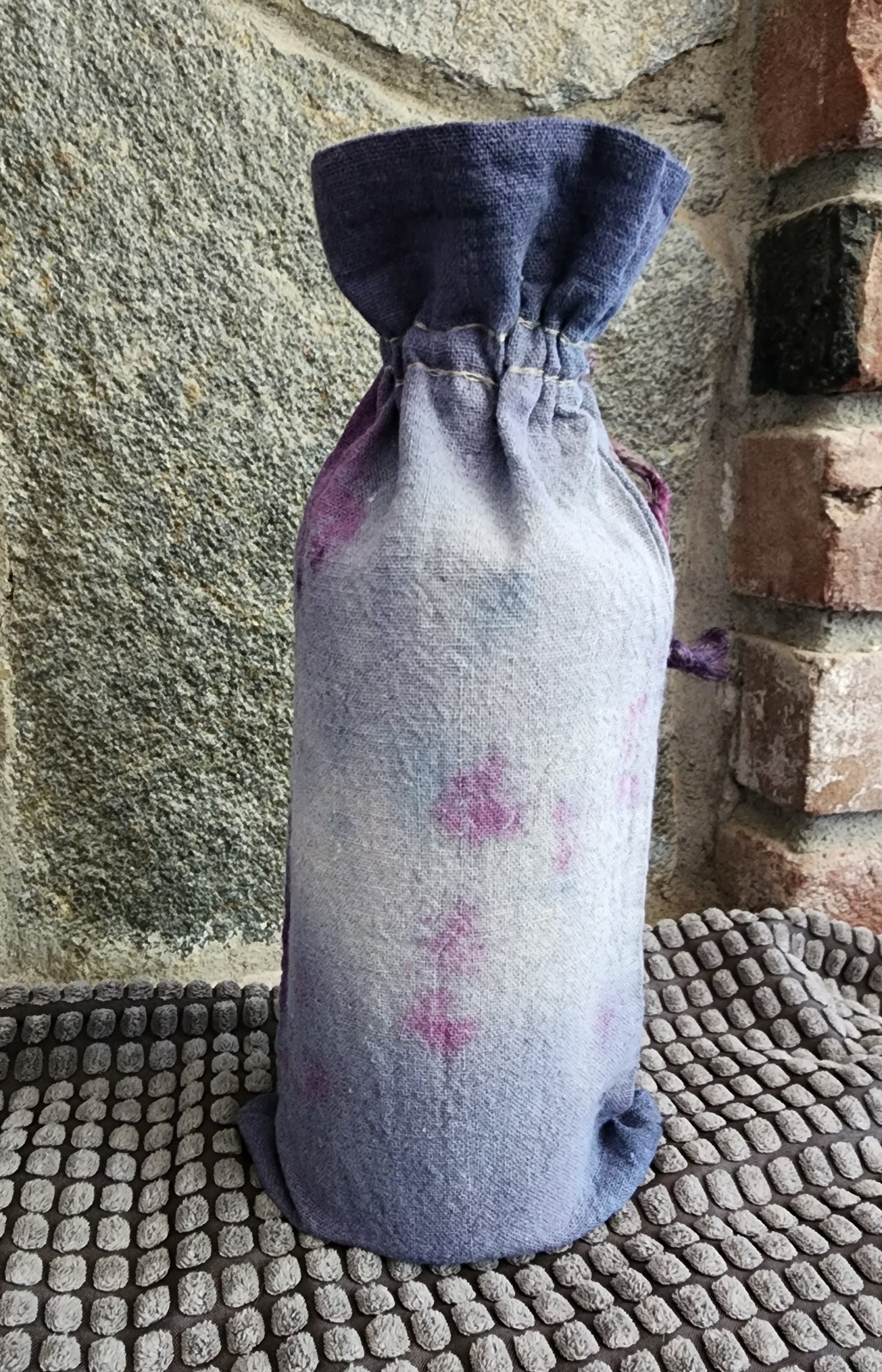 Tie Dye Bottle Gift Bag, Fabric Gift Bag