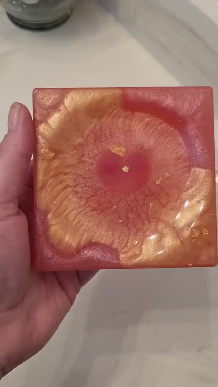 Flaming Heart Soap Dish